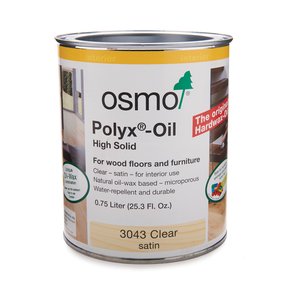 Polyx-Oil - 3043 Clear - Satin - Solvent Based - .75 L